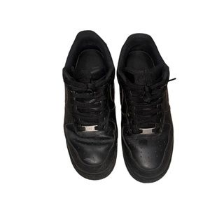 Nike black air forces